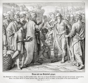 Abraham wordt gezegend door Melchizedek, Genesis