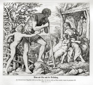 Adam en Eva na hun verbanning uit Eden, Genesis