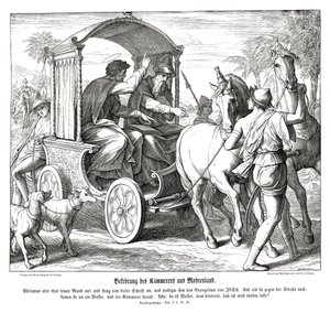 Bekering van de kamerling, Handelingen van de Apostelen door Julius Schnorr von Carolsfeld