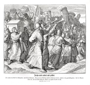 Val van Jericho, Jozua door Julius Schnorr von Carolsfeld