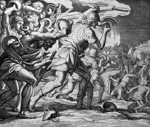 Gedeon door Julius Schnorr von Carolsfeld