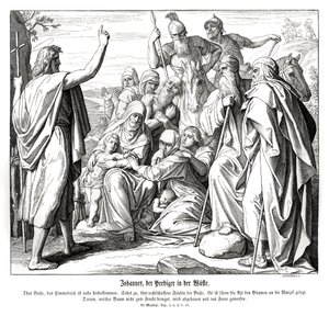 Johannes de Doper, Evangelie van Matteüs door Julius Schnorr von Carolsfeld