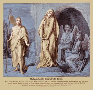 Maria Magdalena bij het graf van Jezus, Evangelie van Johannes