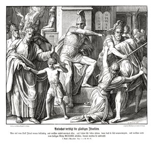 Vervolging van Israëlieten door Antiochus door Julius Schnorr von Carolsfeld