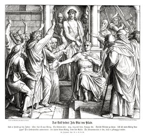 Pontius Pilatus door Julius Schnorr von Carolsfeld
