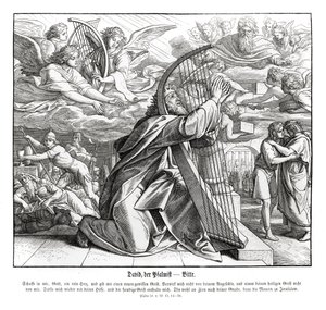Psalmen - smeekbede door Julius Schnorr von Carolsfeld