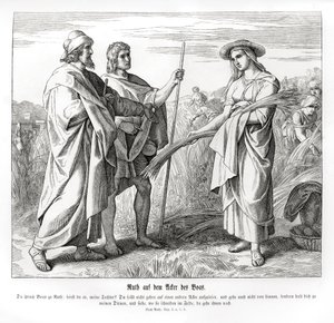 Ruth in de velden van Boaz, Ruth door Julius Schnorr von Carolsfeld
