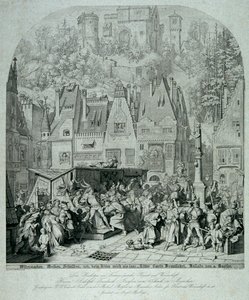 Ridder Curts bruidstocht door Julius Thaeter