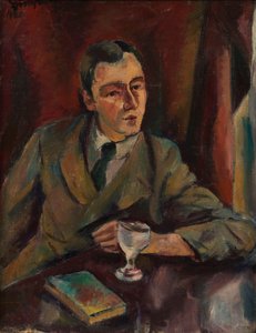 Portret van een man door Julius Zimpel jun.