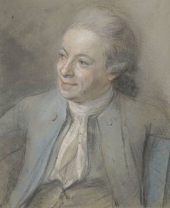 Portret van Dirk Versteegh, ten halven lijve, naar links door Jurriaan Andriessen