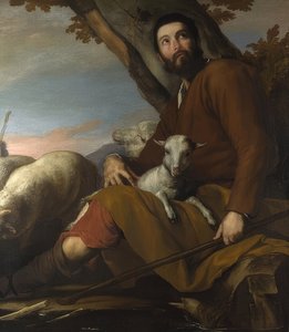 Jakob met kudde van Laban door Jusepe de Ribera