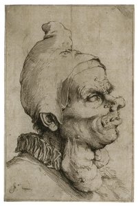 Groot Grotesk Hoofd door Jusepe de Ribera