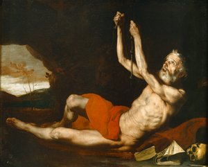 Hiëronymus (schilderij) door Jusepe de Ribera