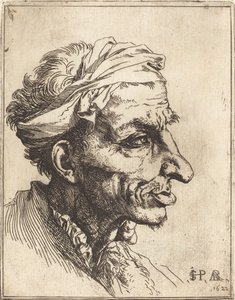 Kleine groteske kop