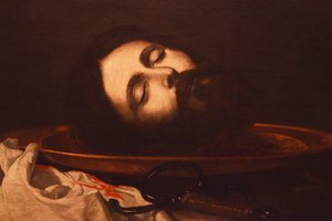 Het hoofd van Johannes de Doper (detail)