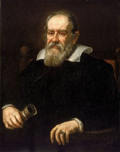 Portret van Galileo Galilei, Italiaanse astronoom (1564-1642)