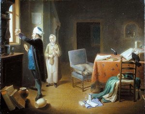 In afwachting van het antwoord van de dokter door Justus Juncker
