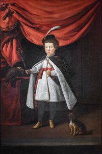 Portret van Leopoldo de Medici als jonge jongen