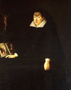 Portret van Christine van Lotharingen (Bar-le-Duc) door Justus Suttermans