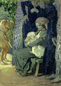 Heilige Familie, c.1913 door Józef Mehoffer