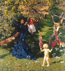 De Vreemde Tuin door Józef Mehoffer