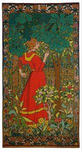 Dame in rood