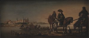 Prins Christian, de troonopvolger, eendenjacht bij kasteel Nykøbing