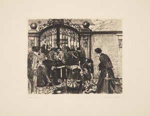 Een Weversopstand - Storm door Käthe Kollwitz
