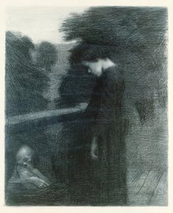Gretchen door Käthe Kollwitz