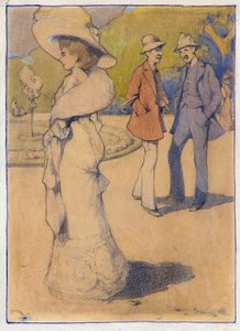 In het park door Kajetan Stefanowicz