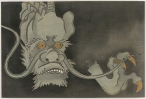 Bloemen van Honderd Werelden: Draak door Kamisaka Sekka
