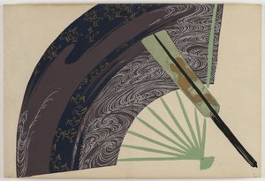 Bloemen van honderd werelden (Momoyogusa): Vouwwaaiers (Suehiro) door Kamisaka Sekka