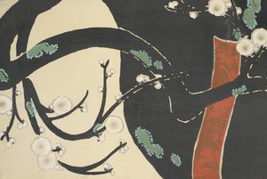 Ume, uit Momoyo-gusa door Kamisaka Sekka