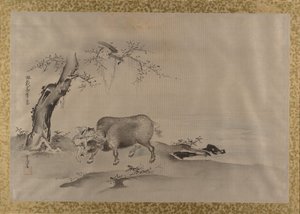 Album met kopieën van Chinese schilderijen, 17e eeuw
