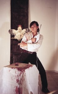 Bloody Table-voorstelling door Kanat Ibragimov