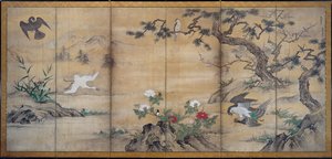 Vogels, Bomen en Bloemen, late 1500s
