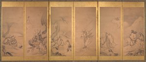 Boeddhistische, taoïstische en confucianistische patriarchen