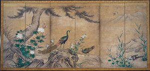 Vogels, Bomen en Bloemen, late 1500s