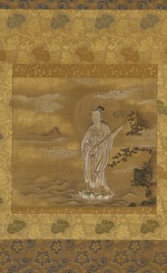 Bodhisattva die de zee oversteekt, Edo-periode, 17e eeuw door Kanō Tan’yū