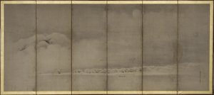 Mount Fuji en Matsubara Point, Schermen