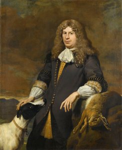 Portret van een man, mogelijk Jacob de Graeff, wethouder van Amsterdam in 1672 door Karel Du Jardin