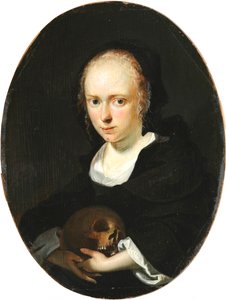 Portret van Cornelia Bouwers, de vrouw van de kunstenaar