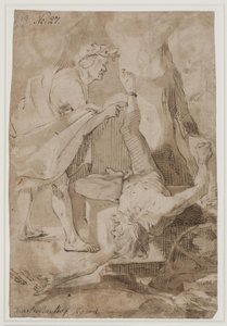 Apollo vilt Marsyas door Karel van III Mander