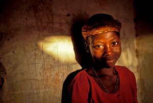 Niger Meisje door Karen Kasmauski