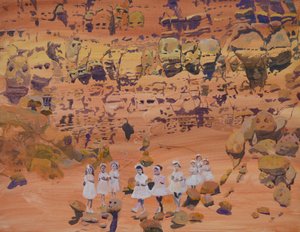 Het grillige woestijnballet