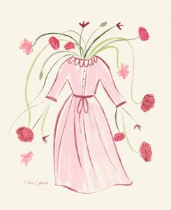 Blooming Pink-jurk door Karin Lauria