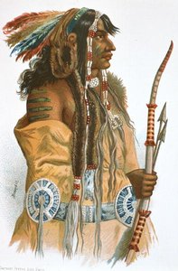 Een Mandan Indiaan, c.1833-34