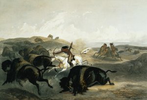 Indianen die de Bizon Jagen, plaat 31 uit Deel 2 van 