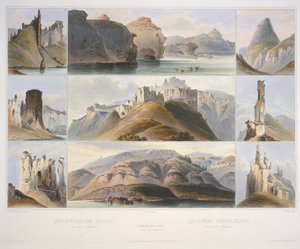 Opmerkelijke heuvels aan de Upper Missouri
