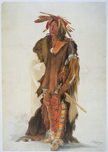 Wahk-ta-Ge-Li. Een Sioux krijger